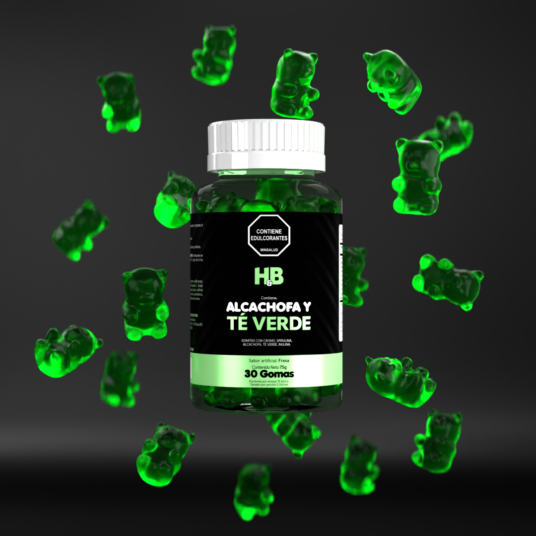 Gomitas Con Té Verde Y Alcachofa